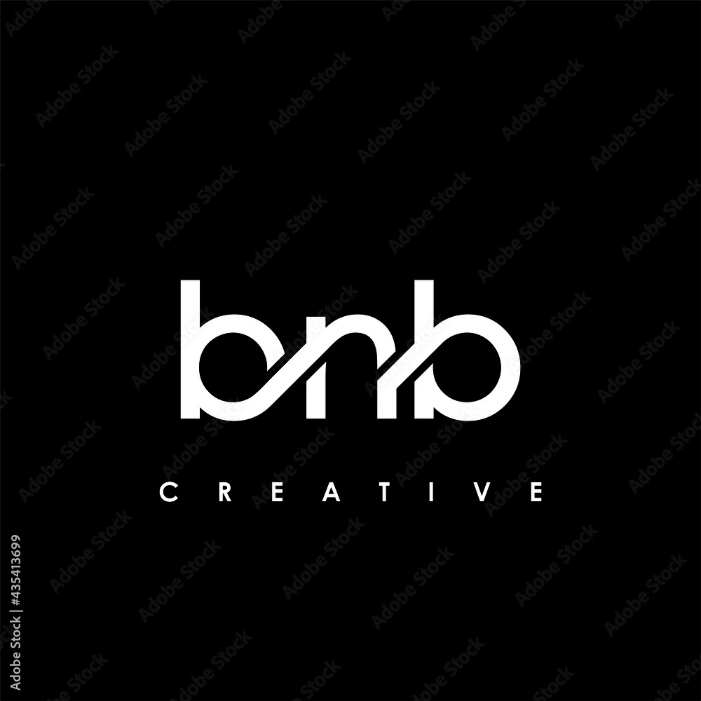 BNB Letter Initial Logo Design Template Vector Illustration Stock Vector |  Adobe Stock