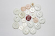 © kunal - various buttons on white background