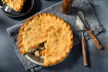 Canvas Print - Healthy Homemade Chicken Pot Pie