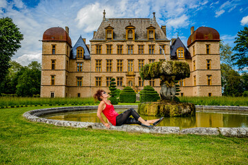 Poster - Dans le Parc du Château de Fléchères