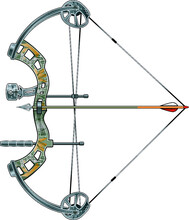 Compound Bow And Hunting Arrow