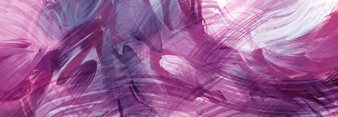 Wall Mural - purple and pink background, modern color splash graphic art design with striped wavy patterns and br