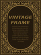 © Bayu - Vintage border frame with engraving ornament