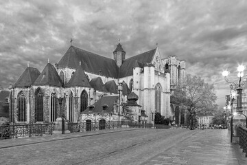 Wall Mural - Saint Michael's Church of Ghent