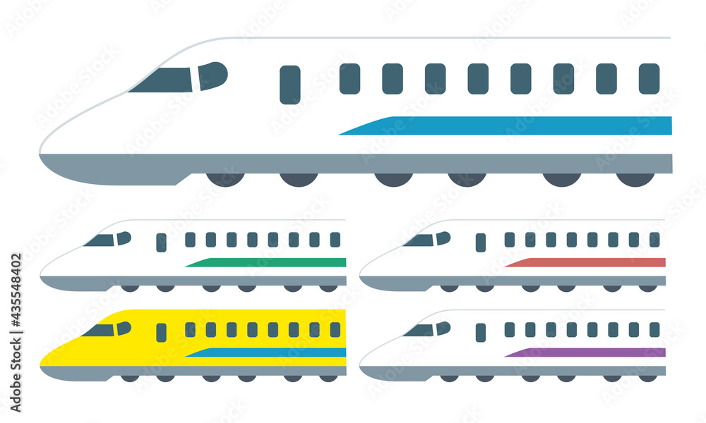 新幹線の先頭車両のイラスト素材 Stock Vector | Adobe Stock