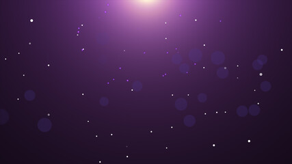 Wall Mural - Red falling glow particle with flare  background