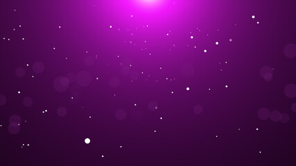 Wall Mural - Pink falling glow particle with flare  background