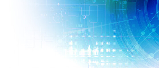 Technology data background, idea of global business solution