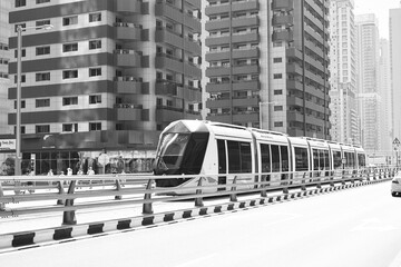 architectural landscape in downtown Dubai