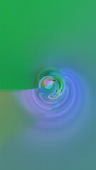 Wall Mural - abstract gradient multi-color background concept of artificial intelligence.  the flowing lines of the waves fill the circles. for web design, video blog, printing