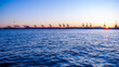 © PhotogENer - Gantry crane in Tokyo bay at sunset