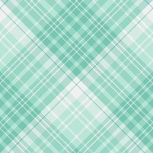 Seamless Pattern In Mint Green Colors For Plaid, Fabric, Textile, Clothes, Tablecloth And Other Things. Vector Image. 2