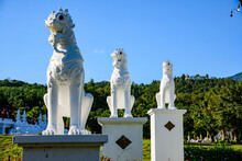Thai Style Art Statue In Royal Flora Ratchaphruek Park