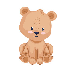 Sticker - cute bear animal