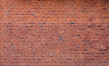 Texture Of Old Grunge Red Brick Wall Background