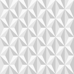 Wall Mural - Vector seamless geometric pattern with optical illusion. Simple design for wrapping paper, wallpaper, textile.