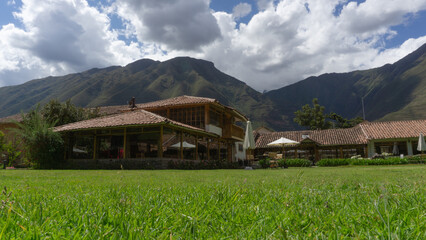 Panorámica de hotel en Yucay