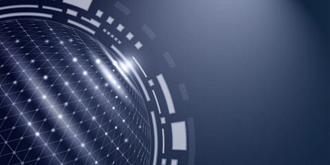 abstract digital technology network lines background.vector,illustration.