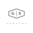 © anakema82 - initial GX logo design vector