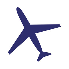 Sticker - airplane shape icon