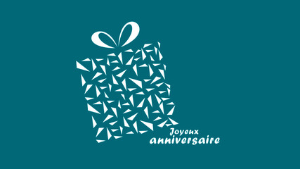 Sticker - joyeux anniversaire