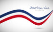 © Akshay - Happy commonwealth day of British Virgin Islands. Creative shiny wavy flag background with text typography.