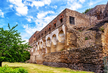 Wall Mural - Ruins of Pompeii, Italy. Pompeii is Ancient Roman city died from eruption of Vesuvius.