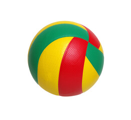 Wall Mural - Volleyball ball isolated on white