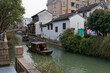 Kanał w centrum Suzhou, Chiny
