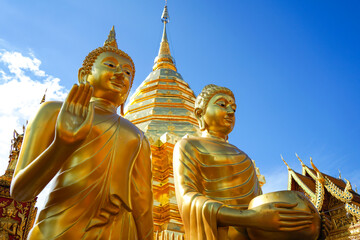 golden buddha statue