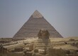 sphinx and pyramid of Giza