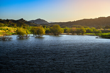 Saysad Dam or Muawiya Dam, Taif , Saudi Arabia