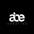 ABE Letter Initial Logo Design Template Vector Illustration