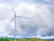 Wind turbine generates electricity 002