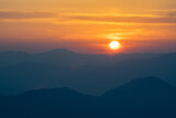 Fototapeta Góry - 山の夕陽