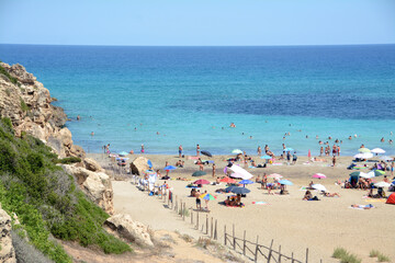 Calamosche beach is located between the archaeological remains of Eloro and the wildlife oasis of Vendicari. In 2005 it was awarded by the Blue Guide of Legambiente as the most beautiful beach