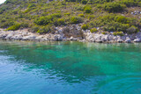 Fototapeta Most - beautiful summer view in cesme , Turkey in agean sea