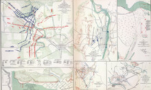 Maps Of Key Battles And Movements Of The Civil War