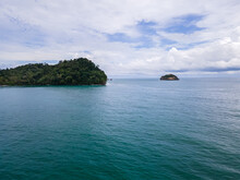 Beautiful Aerial View Of Manuel Antonio National Park And Its Magnificent Beach In Quepos Costa Rica 