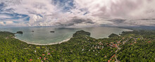 Beautiful Aerial View Of Manuel Antonio National Park And Its Magnificent Beach In Quepos Costa Rica 