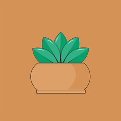 Graphic plant  vector icon for your design