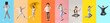 © Pixel-Shot - Jumping children on color background