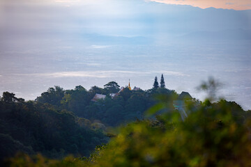 Wall Mural - Morning Time At Chiang Mai City Thailand.