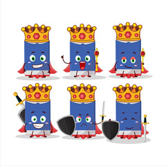 Sticker - A Charismatic King chocolate bar cartoon character wearing a gold crown