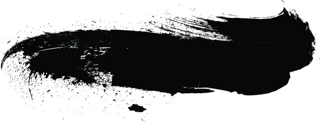 Wall Mural - Vector Grunge Background. Modern Line Brush Stroke.