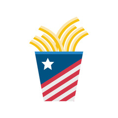 Sticker - french fries food