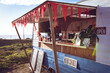 © Wavebreak Media - General view of food truck by seaside on sunny day