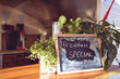 © Wavebreak Media - Close up view of food truck with special offer board and herbs