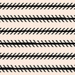 © Dotsby - Vector black diagonal stripes ecru repeat pattern
