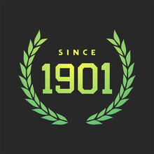 Since 1901 Emblem